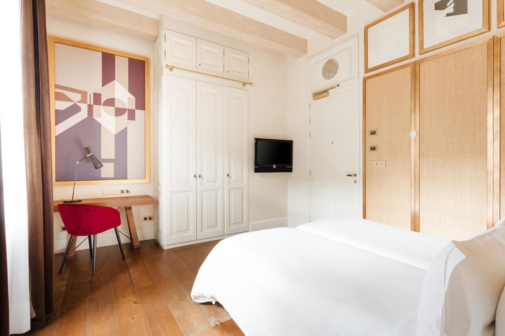 호텔 Do 플라카 레이알 Gl 바르셀로나 객실 사진 A room at the hotel